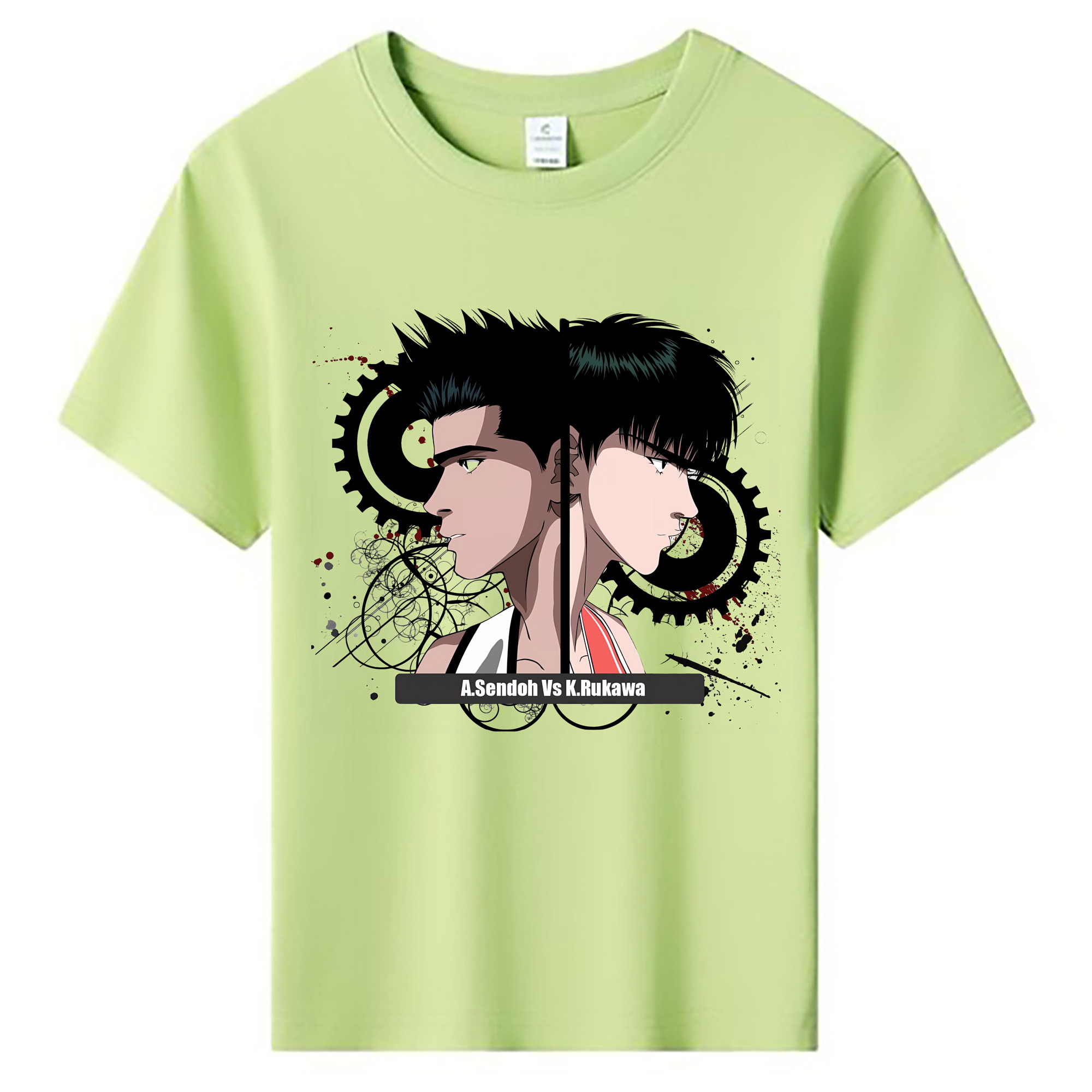 （画像用） SLAM DUNK／スラムダンク 綿100％キッズTシャツ（フロントプリント）